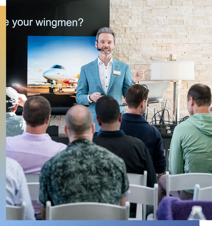 Charles Byrd presenting